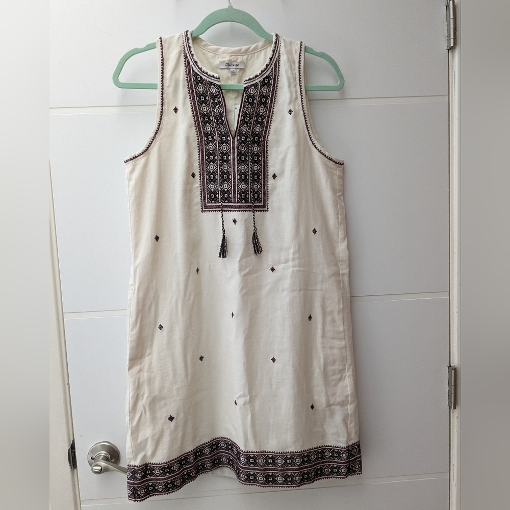 NWOT Madewell Embroidered Dress